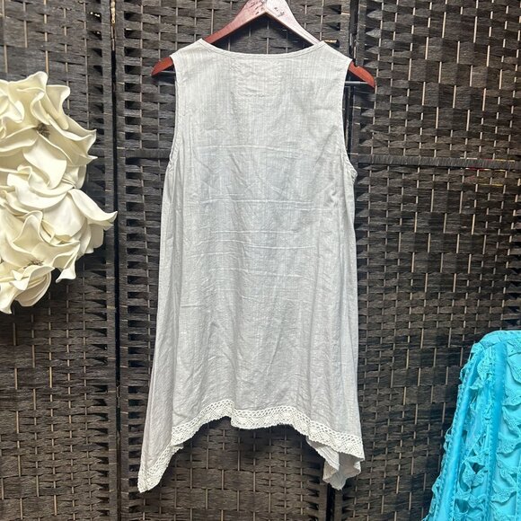 James Bryan Embroidered Tunic Top Size Large - Picture 5 of 5